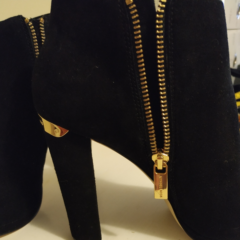 NWOT MK Suede Ankle Boots